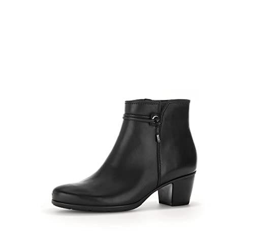 Gabor Damen Klassische Stiefeletten, Frauen Stiefeletten,Winterstiefeletten,Winterschuhe,gefüttert,Boots,Stiefel,Bootee,schwarz… – Ansicht 1