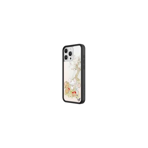 Image of Wildflower Cases - Compatible with iPhone 16 Pro Max | Protective Black Bumper, 6.5ft Drop Test Certified, Women Owned Small Business | Animals Picnic Dainty Aesthetic Cute Trendy | Mice Friends