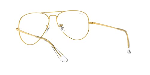 Image of Ray-Ban Unisex Rx6489 Aviator Aviator Prescription Eyeglass Frames