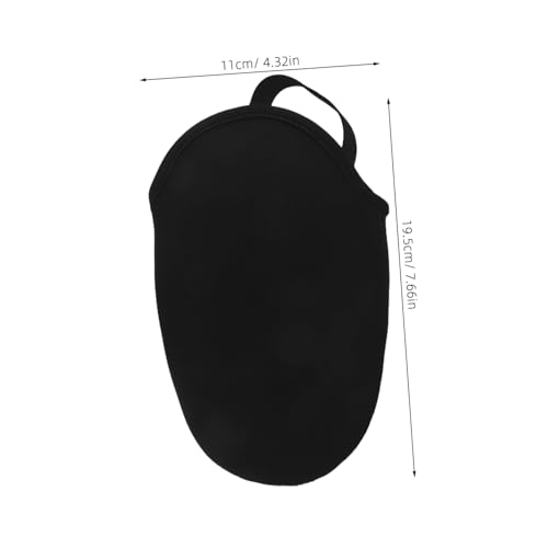 2 cubre dedos para bicicleta cálidos y antideslizantes, diseño de media zapatilla elástica, impermeables al viento, para protección en climas fríos miniatura 4