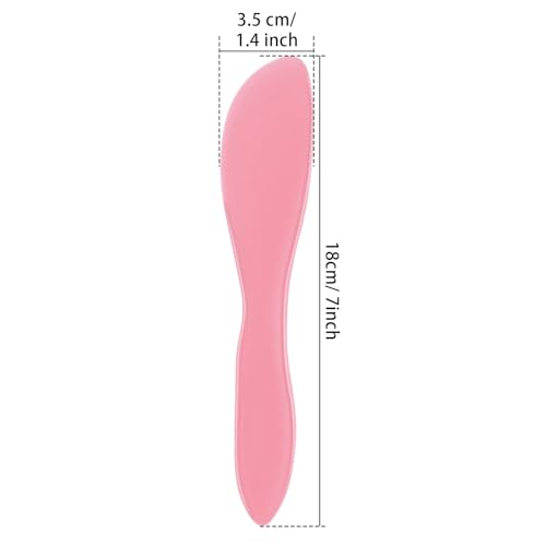 12 Pcs Butter Knife Spreader Versatile Kitchen Frosting Knives for Cheese Cream Icing Jam, Red Green Pink Blue, 7 x 1.4 Inch Reusable butter applicator - Image 3