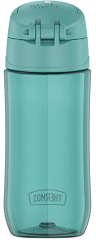 Thermos Funtainer 16 Ounce Plastic Hydration with Spout, Aqua