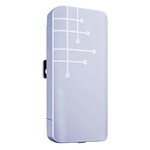 MEETOWN Repetidor WiFi para Exterior, IP65 Resistente 300M Amplificador Señal WiFi Exterior, 2.4GHz Potente Repetidor WiFi Largo Alcance Exterior, Compatible con el 99% de Routers WiFi