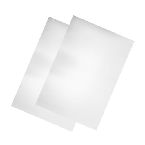 VILLFUL 2 piezas Placa de Aluminio Manualidades y Uso Industrial Lámina Lisa Resistente y Versátil Pack de Unidades con Textura Suave para Bricolaje y Proyectos Diversos