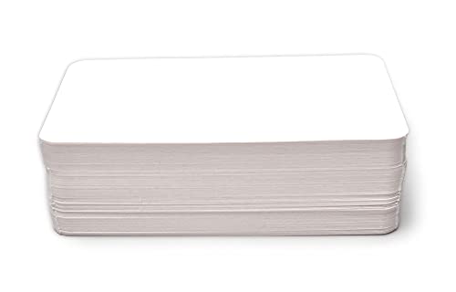 Cartes vierges lot de 100 blanches 3,5 x 2 pour ne plus oublier vos notes - 5