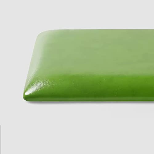 Coussin imperméable pour banc de jardin rectangulaire vert 180x35x5cm - 2