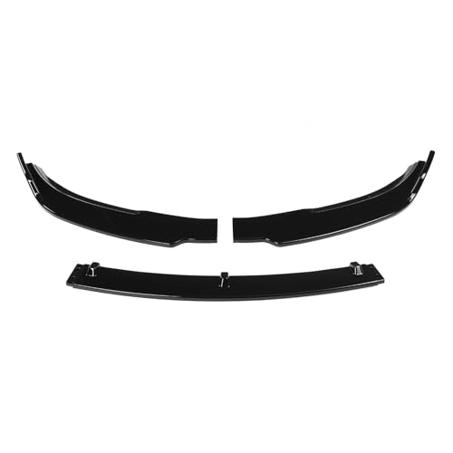 Aileron pare-chocs avant Tesla Model 3 2017 2018 2019 2020 noir laqué