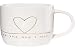Produktbild ASA 18061414 linia Becher mit Henkel, Fine Bone China, 9,4cm