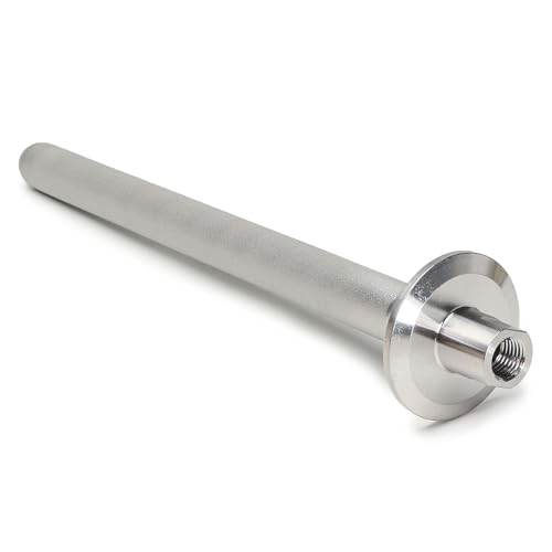 Image of Stainless Steel 1.5 inch Tri-Clamp Ferrule Diffusion Stone,1.5 Inch Tri Clamp Carbonation 2 Micron Aeration Stone,Male Connect 1 /4 inch NPT CO2 inlet,6 inch Length for Brew Aeration Equipment