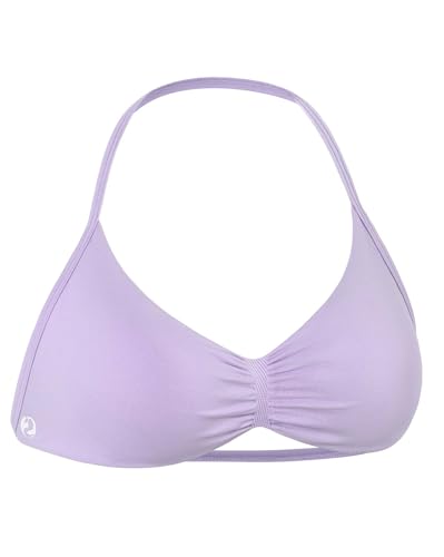 Image of AUROLA Influence Strappy Bra Sports Bras for Women, Backless Padded Impact Strappy Bra Workout Gym Yoga with Removable Cups