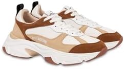 Love Moschino Damen Ja15246g1niqf10b Sneaker, Weiss SCHWARZ, 38 EU