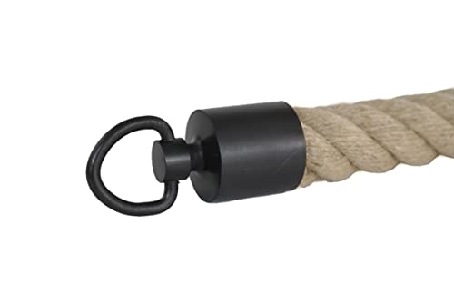 Gepotex Seilendhalter Seilkappe Seilendkappe bronziert mit Ring für 28mm - 30mm Handlaufseil/Absperrseil/Treppenseil Cover