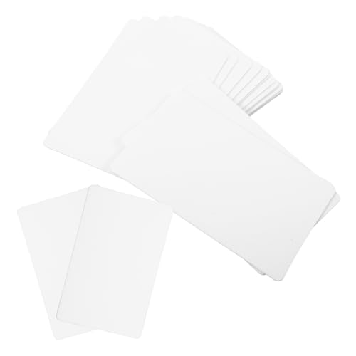 HYTROVE 100個無地 ラベル ペイント可能 ダイイー用 クラフトタグ 空白 名刺 タグ 衣類タグ カード ブックマーク アート 手芸素材