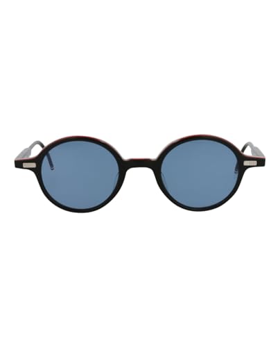 THOM BROWNE TB 407 A-T-BLK BlackRWB ダークブルーARサングラス付き