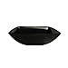 128 oz Square Plastic Black Presentation Bowls 12 CT