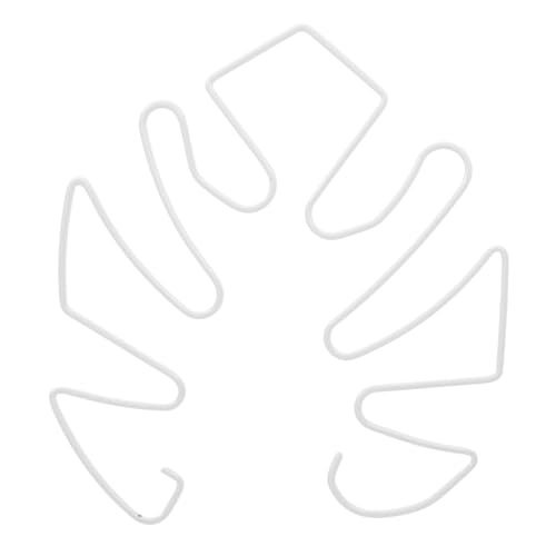 TOGEVAL 4stücke Monstera Pflanzenstützen Einstellbare Metallrankhilfe Für Kletterpflanzen Robust Und Für Zimmerpflanzen Und Gartenpflanzen Weißes Design Für Eleganten Look