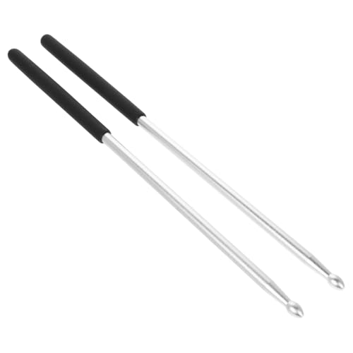 BESPORTBLE 1 Par de Baquetas de Aleación de Aluminio Pesadas para Instrumentos de Percusión miniatura 1