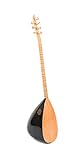 saz baglama auf deutsch 40 Korpus Premium Uzun Sap/Langhals Baglama Agac/Holz: Pelsender Holz