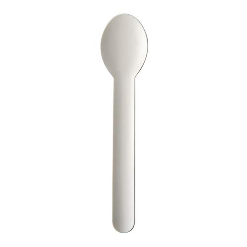 Papstar Löffel, Papier "pure" 15,5 cm weiss 88067 Papierlöffel Einweglöffel, 1000 Stück