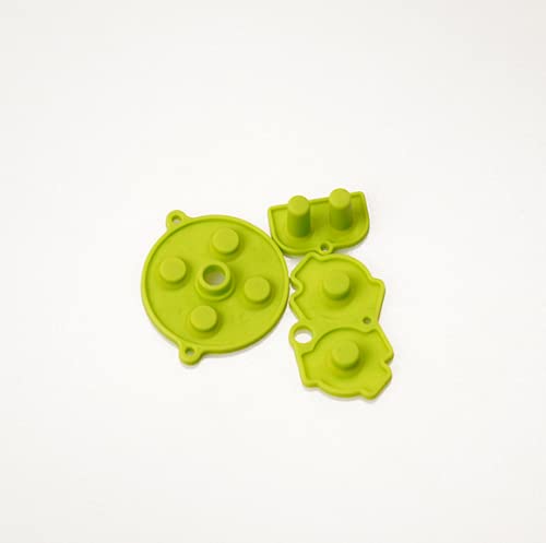 Soft Silicone Conductive Rubber Button Pad for Gameboy Advance GBA Replacement (Fluorescent Green) image 2