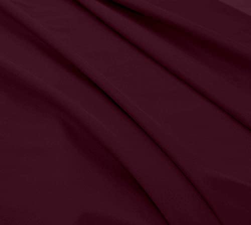 Image of Top Split Queen Fitted Sheet for Adjustable beds 1PC Half Split Queen Fitted Sheet Only Split Down 34 inches from The Top, 400 TC 100% Cotton Fitted Sheet Split Queen (Wine)