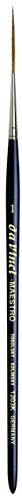 da Vinci Watercolor Series 1203k Maestro Paint Brush, Long Needle Liner/Rigger Kolinsky Red Sable, Size 1