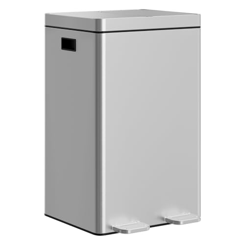 Bote de basura para cocina IDEALHOUSE acero inoxidable 2x8 gal