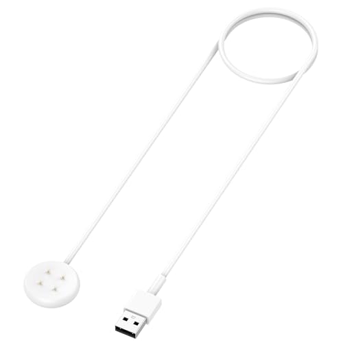 Levigo 3.3FT Smart Watch Magnetic USB-A Charging Cable Compatible with Google Pixel Watch 2, Smart Watch Charger Cord, White