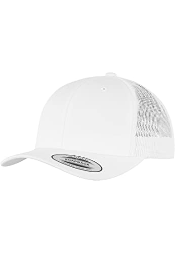 Flexfit Camión Retro Gorra De Béisbol, Blanco, Talla Unica Unisex Adulto Flexfit Camión Retro Gorra De Béisbol, Blanco, Talla Unica Unisex Adulto