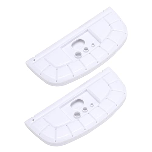 DOITOOL 2pcs Handhold Paint Tray Tool Durable PP Mixing Palette for Artists Students and Arts Crafts Projects Easy to Clean Reusable Paint Mixing Board