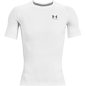Under Armour Mens UA HG Armour Comp SS, short-sleeved sports t-shirt for men, comfortable and lightweight gym clothes for workouts