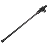 VANZACK Double Bass End Pin Carbon Fiber Tail Rod Black Upright Bass Accessory for Orchestral Strings