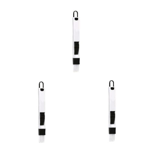 FOMIYES 3pcs Window Groove Brush Tool Cleaning Brush Keyboard Cleaning Tools Keyboard Cleaning Brush Keypad Cleaning Tool Household Cleaning Tool Corner Cleaning Brush Black