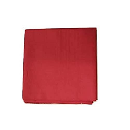 Image of Poplin Cloth Material 100% Cotton 2.20 Meter Fabric Unstitched Cloth for Women's Saree Skirts, Petticoats, Pyjamaas, Patiyala Pants, Salwar (Red)
