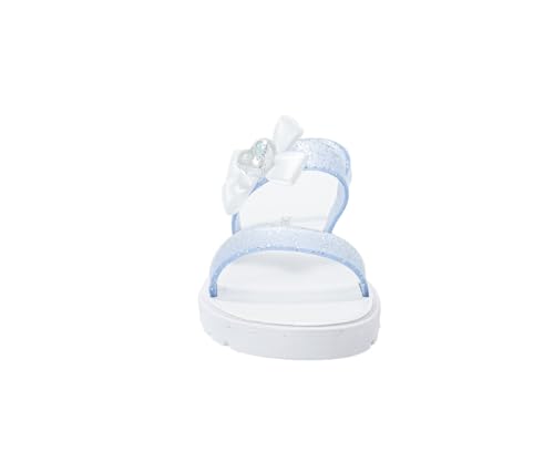 Image of bebe Girl's Flat Sandals - PCU Sandals with Flower, Bow, and Rhinestone Details for Toddler /Little Kid /Big Kid