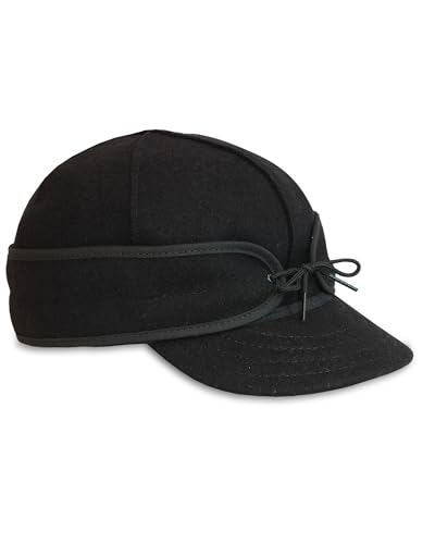 Image of Stormy Kromer The Original Cap, Wool Blend Hat, Warm Winter Outdoor Cap with Flannel Lining, Earflaps, for Men and Women