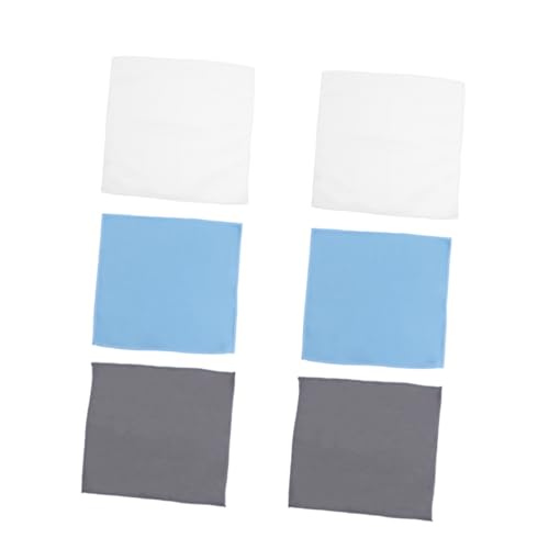 YOSADIER 6 Piezas Toalla de Limpieza de Vidrio bayeta limpiacristales Microfiber Cloth paño de Copa de Vino