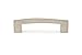 Emtek 86413 4 Inch Center to Center Bezier Series Cabinet Pull from the Curvilinear Collection