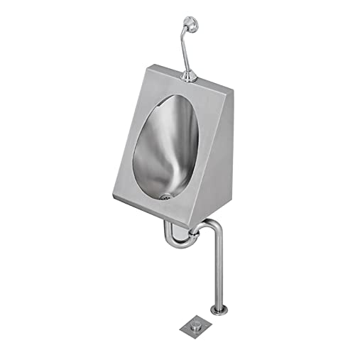 DFEDHF Commercial Washout High-Efficiency Urinal, Automatic Sensor Urinal Toilet Urinal Wall Mounted Intelligent Touchless Urinal, Flush Valve Auto Urinals, Used in Hotel Public(Floor-Mounted Pedal)
