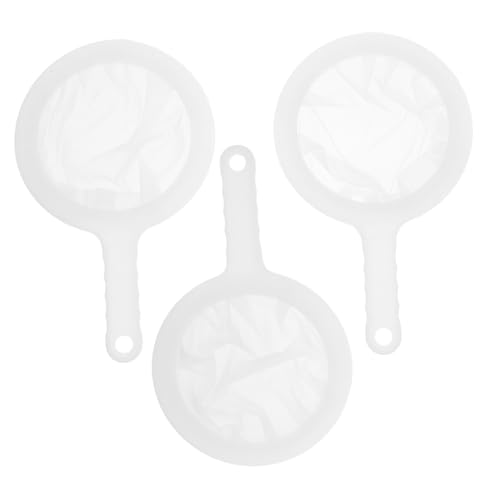 Ciieeo 3 Piezas Pantalla De Filtro De Leche De Soja Tamices Para Uso Doméstico Colador De Leche De Avena Colador De Filtros De Leche Colador Red De Cultura Páginas