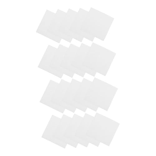 Housoutil Fireproof Ceramic Fiber Boards Insulated Ceramic Sheet 20pcs Microwave Kiln Paper for DIY Craft Projects