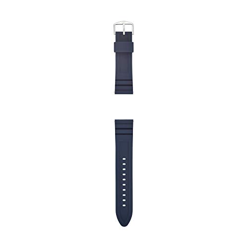 Image of Fossil Men's 22mm Dark Brown LiteHide Leather Watch Band