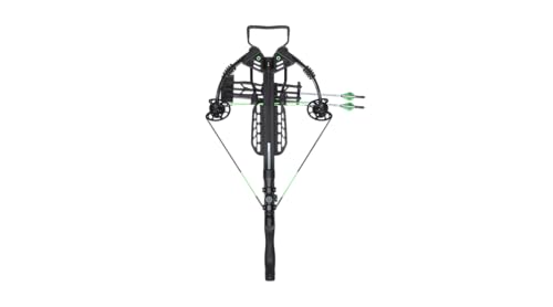 CenterPoint AT400 400 FPS 200 LBS Composite Crossbow - 14.5 Inch Cocked with Silent Crank and 4x32 Scope