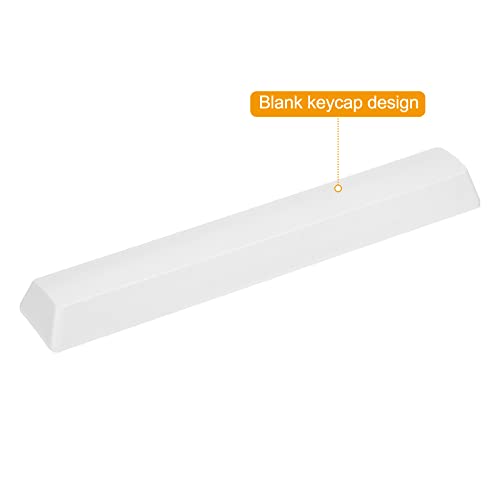 PATIKIL 6.25u Spacebar Keycaps, Universal PBT Keyboard Replacement Accessories for MX Mechanical Keyboard White - Image 4