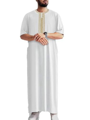Robe d'homme marocain brodée : finis les vêtements sans poches pratiques
