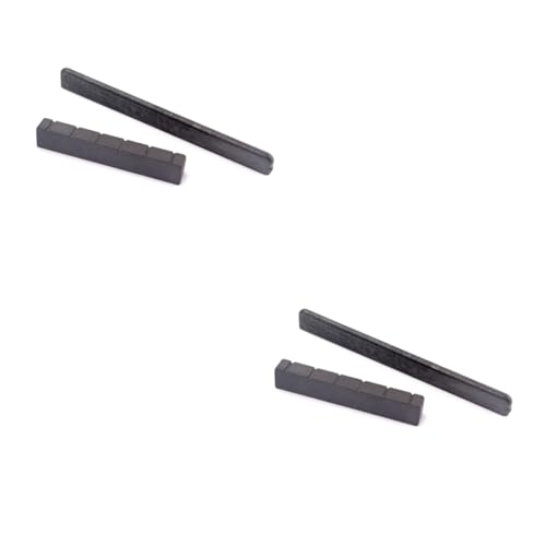 FAVOMOTO Guitar Nut 2 Pieces Nut Classical Guitar Set Electric Guitar Saddle Acoustic Electric Guitar Neck Saddle Bridge Classical Ukulele