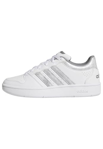 adidas Womens Hoops Classic Shoes FTWR White/Grey Three/FTWR White 5 UK