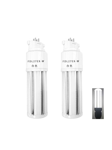 LED�Ɩ� ���j�o�[�T���\�P�b�g�Ή� FDL27EX�V���[�Y LED�d�� (FDL27EX-L/GX10Q) 4�F�W�J �R���p�N�gFDL�` ����d��12W ����2400lm ���ǌu�����^�C�v ��֕i (2����, FDL27EX-W)