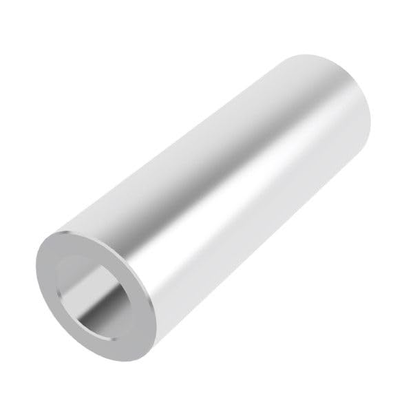 Aluminum Spacer 1/2" OD x 5/16" ID x Many Lengths Round by Metal Spacers Online (1-1/2" Length, 100) — image 1