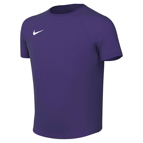 Nike Dri-Fit Park VIII Maillot De Foot À Manches Courtes pour Ado, Court Purple/White, HV8182-547, M